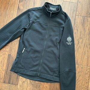 TRUMP NATIONAL Nike Womens Black Full-Zip light weight Golf Jacket Small (4-6)